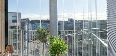Innglasset balkong - utmerket kvalitet