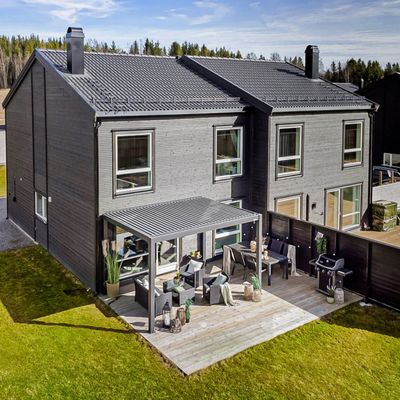 Pergola levert av NordPett